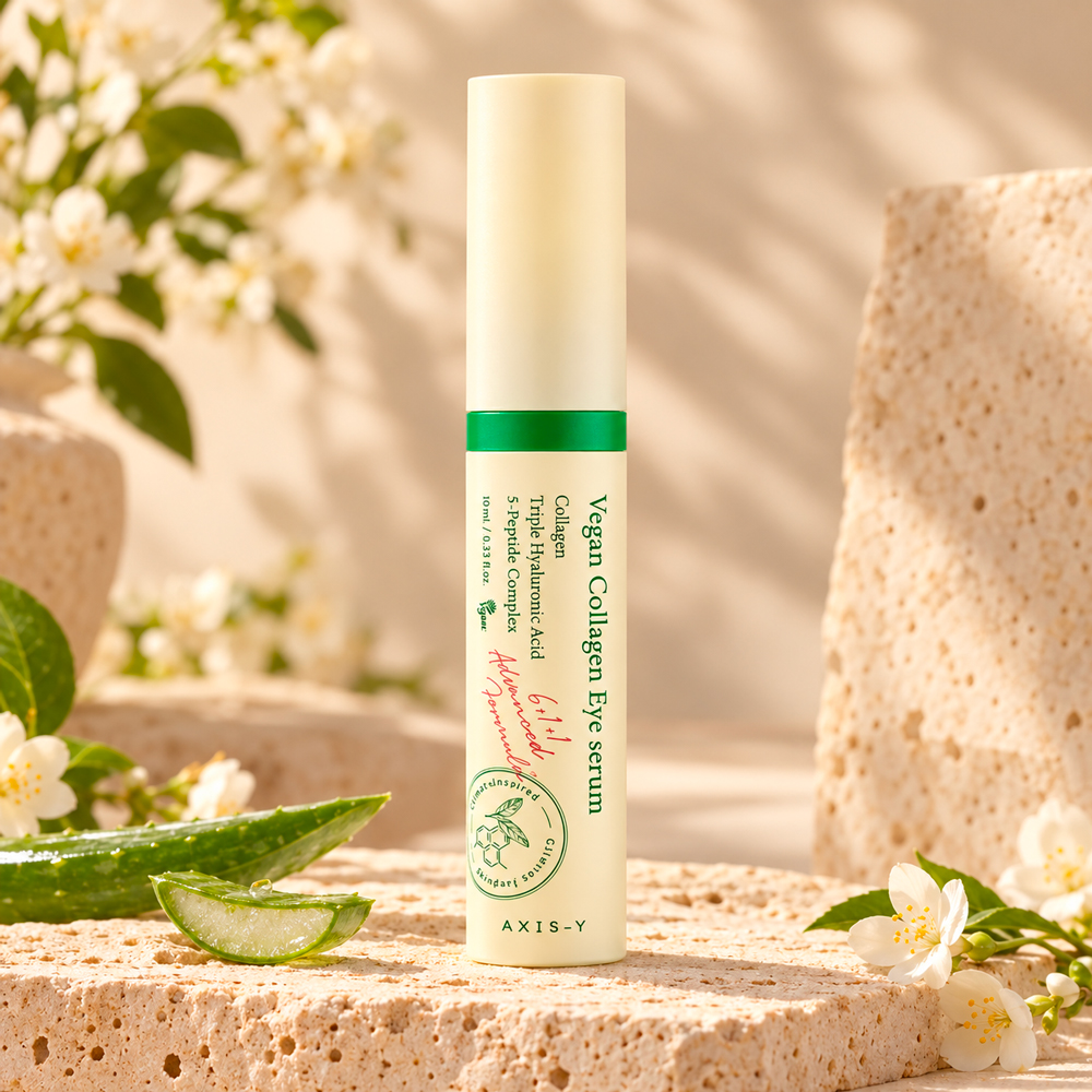 AXIS-Y Vegan Collagen Eye Serum 10 ml – Sérum Contour des Yeux au Collagène Vegan – Image 4