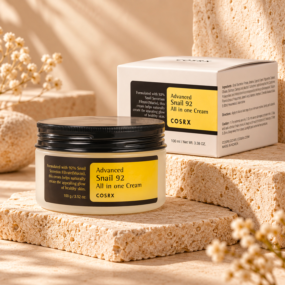 COSRX Advanced Snail 92 All In One Cream 100 ml – Crème Hydratante à la Mucine d’Escargot