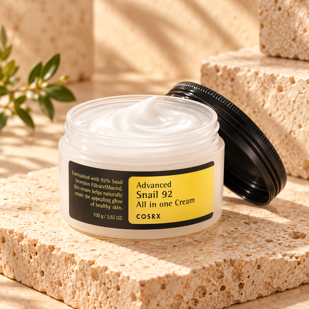 COSRX Advanced Snail 92 All In One Cream 100 ml – Crème Hydratante à la Mucine d’Escargot