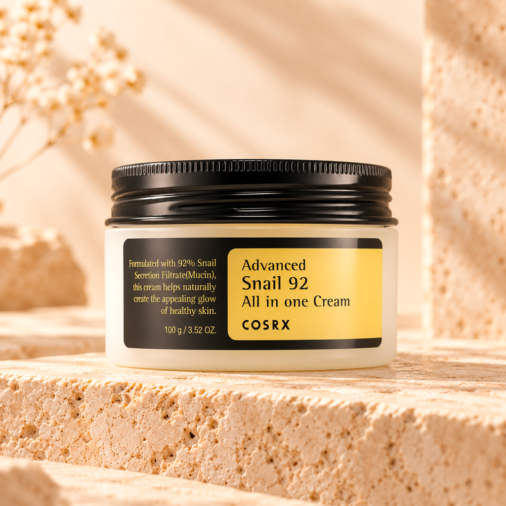 COSRX Advanced Snail 92 All In One Cream 100 ml – Crème Hydratante à la Mucine d’Escargot