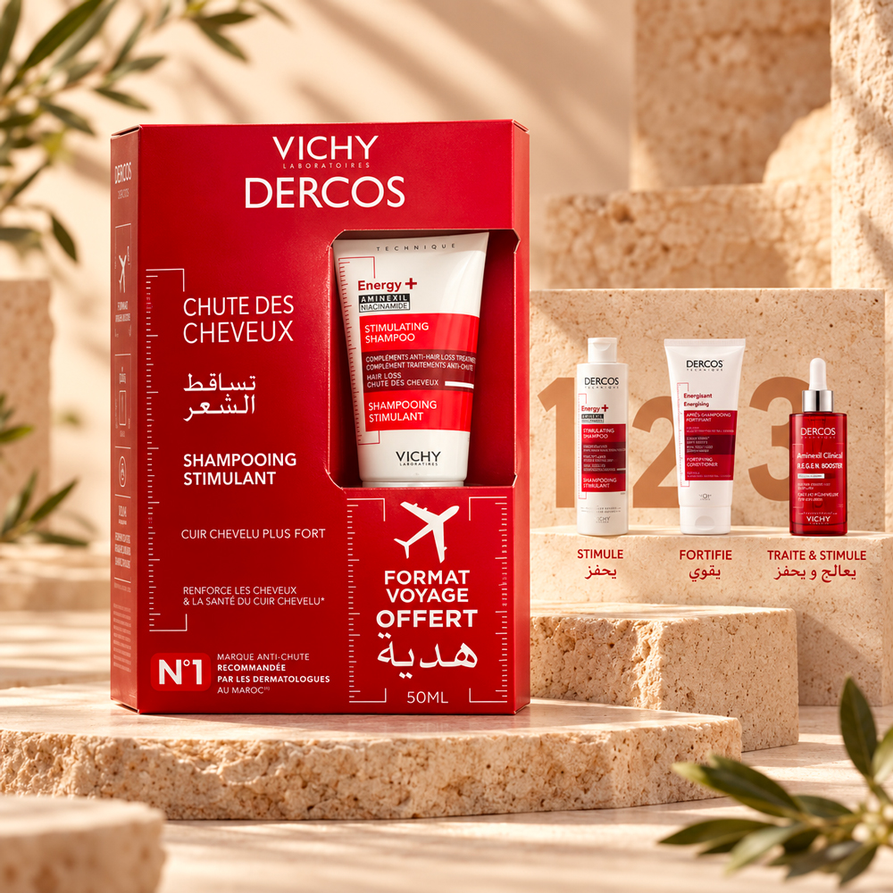 Pack Vichy Dercos Energy+ Shampooing Anti-Chute 200 ml + 50 ml Offert