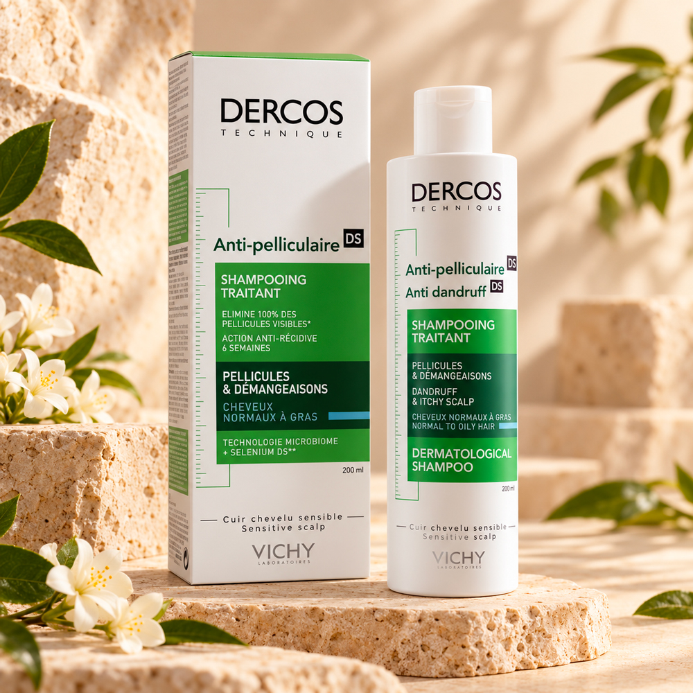 Vichy Dercos Anti-Pelliculaire DS Cheveux Normaux à Gras 200 ml